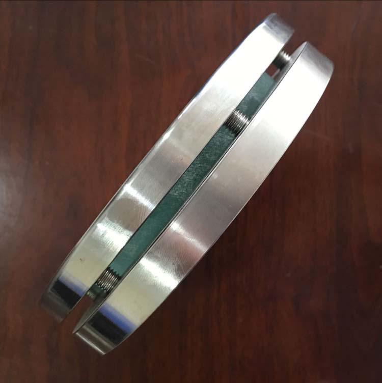 304 Stainless Steel Double-Clamp Flange Sight Glass, Flat Type, Pipe DN50-DN200