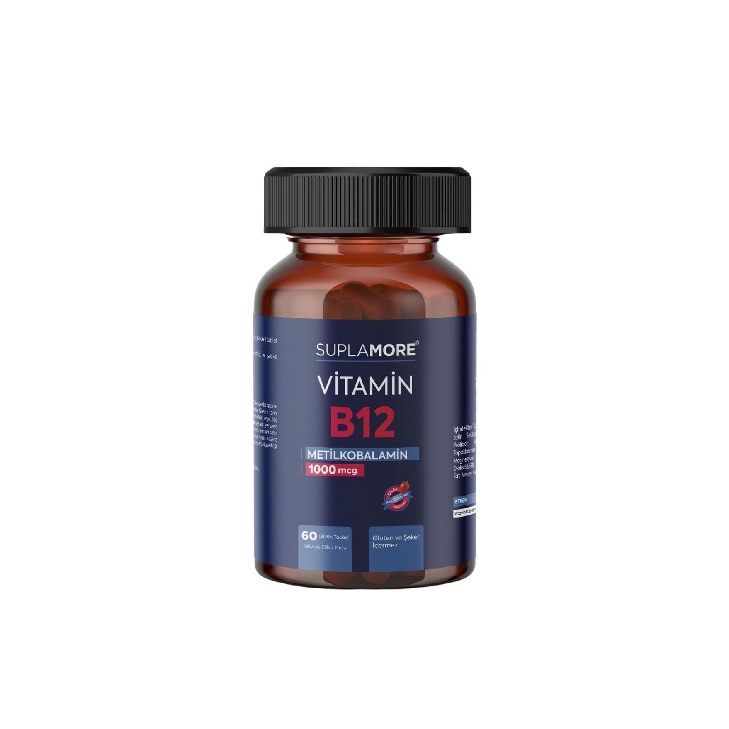 

Vitamin B12 1000 Mcg Methylcobalamine 60 Language Tablet
