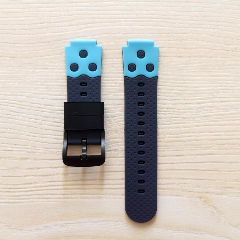 Kids' Silicone Smartwatch Strap, Universal Y-Shaped, Two-Color, 16mm Interface