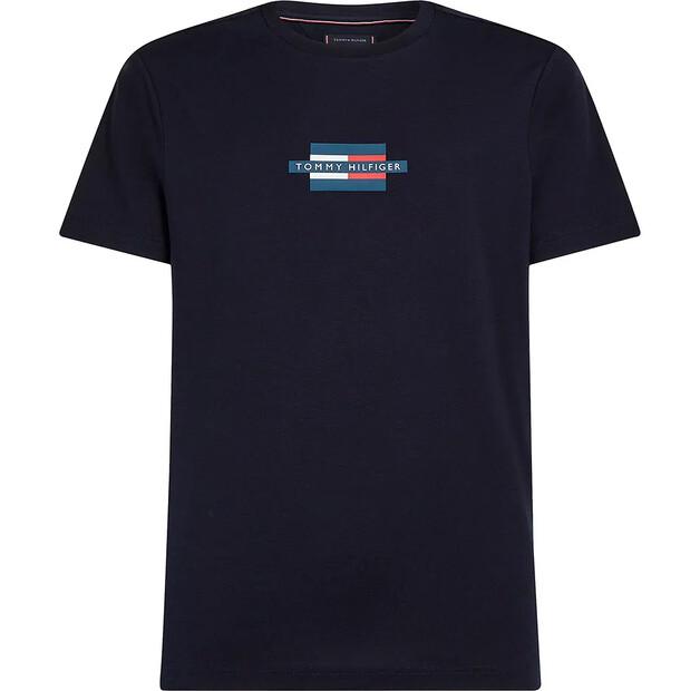 

Tommy Hilfiger Футболка с коротким рукавом Flag Box L