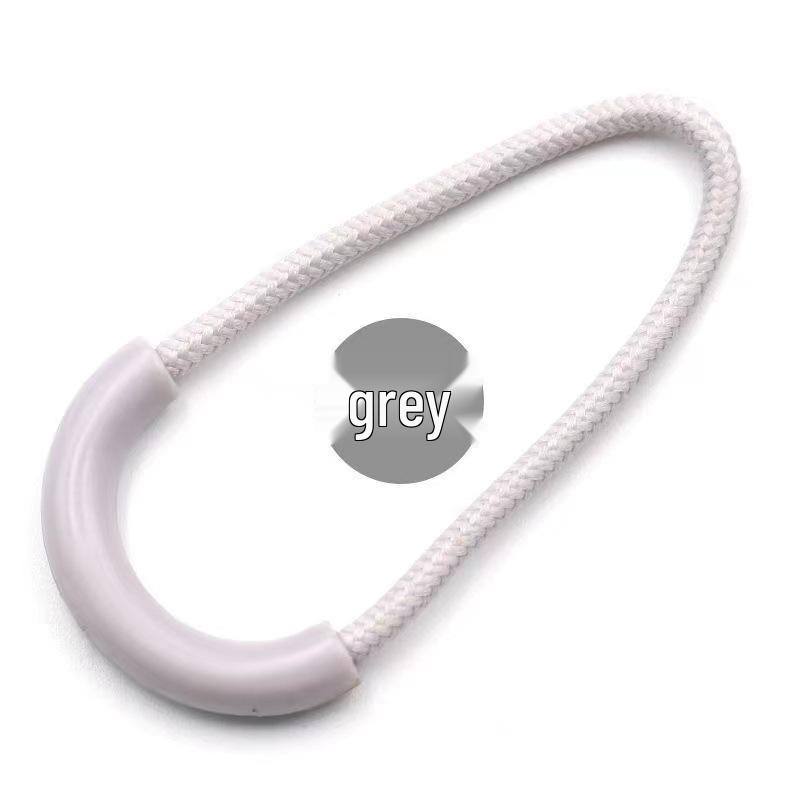 U-Shaped Colorful TPU Zipper Pull Tab Rope with Semicircular Puller