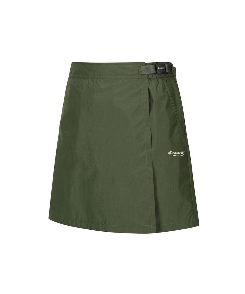 DISCOVERY EXPEDITION Women'S Lightweight Woven Training Crotch Pants Skirt (N/Khaki)