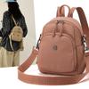 Simple Macaron Women's Backpack Korean Version of Foreign Versatile Commuter Small Backpack Multi-back Hand Carry Shoulder Bag