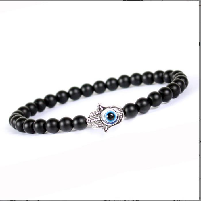 Bracelet œil du mal bleu turc élégant pour hommes et femmes