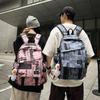 Letter Unisex Graffiti Backpack With Multiple Pockets For School And Campus
