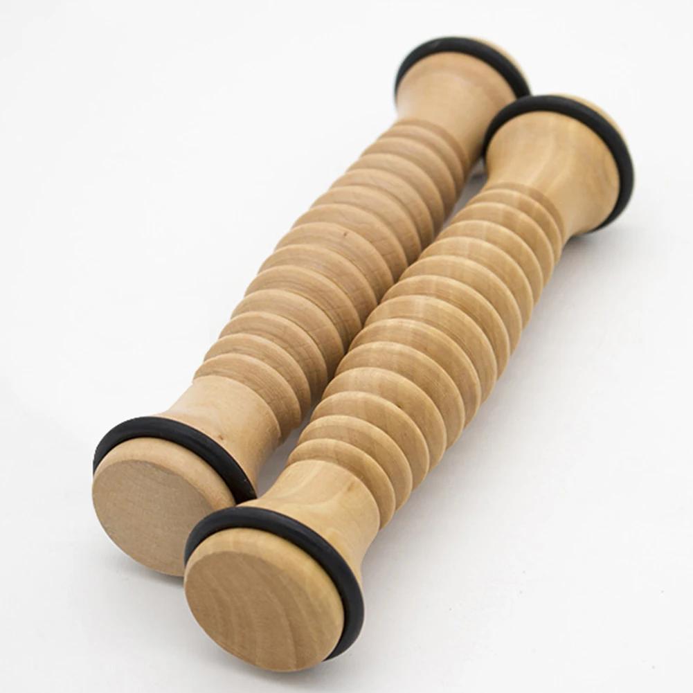 Foot Massage Relieve Stress Wood Foot Massage Roller For Plantar Fasciitis Relief Deep Tissue Massage Tool Stress Relief