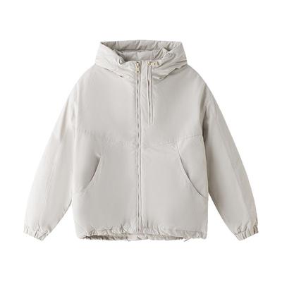 Short Hooded Quilted Thickened Jacket for Women Autumn and Winter New Casual Cotton Jacket for Small People