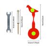 Durability Flipping Practice Targets 360 Degree Rotating Catapult Outdoor Backyard Targets Bidirectional Animal Targets