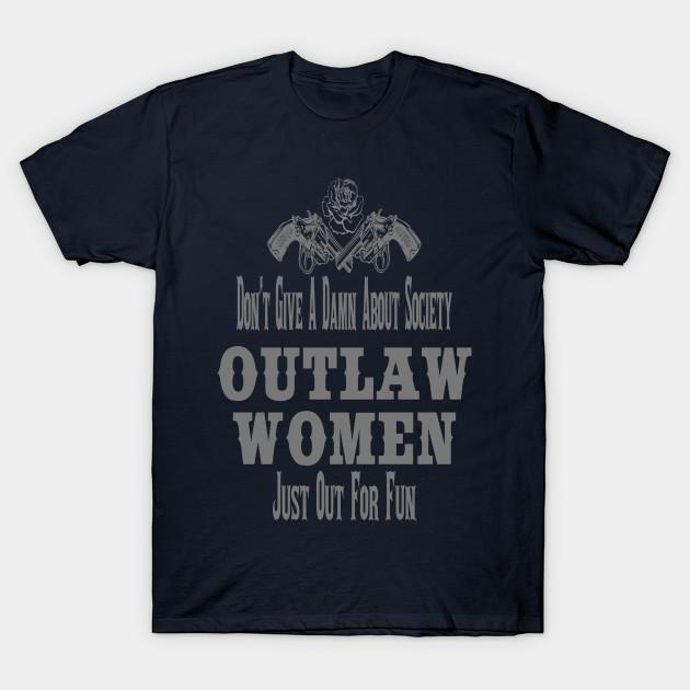 

Men Black Print T-shirt Outlaw Woman No-Cut Transfer Paper Print Cotton Tshirt 3XL