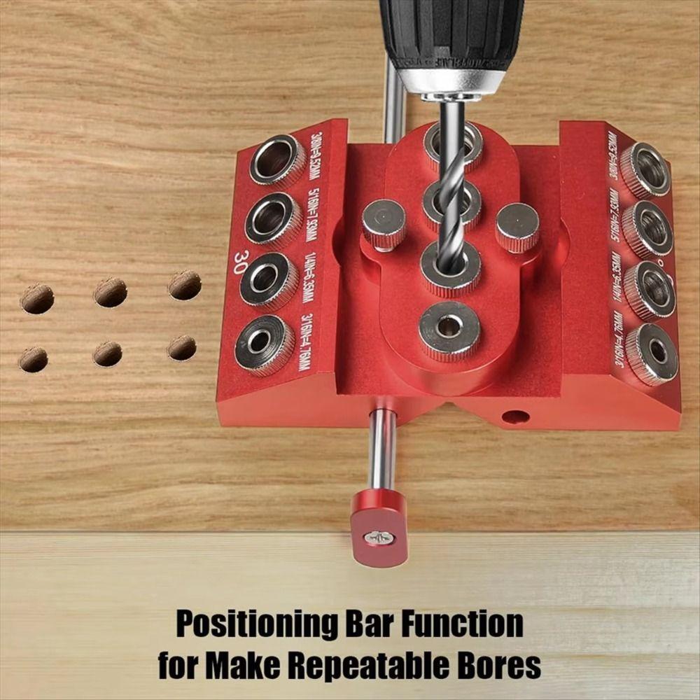 30/45/90 Degree Drill Hole Guide Jig Aluminum Zinc Zinc Alloy Woodworking Hole Drill  Wood Post