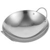 8 Inch Stainless Steel Dry Pot Small Cooking Pots Kitchen Metal Pans For Stock Pot With Handle Shabu Pan Fry Pan Cookware Set