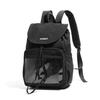 Schoolbag new Japanese contrasting color versatile backpack casual lightweight schoolbag transparent pain bag lightweight travel backpack