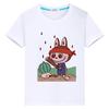 Labubu 100%Cotton T Shirt for Kids Boy 10years Kawaii Tops Pride Tshirt  Anime Short Y2k Toddler Girl Clothes Kids Clothes Girls