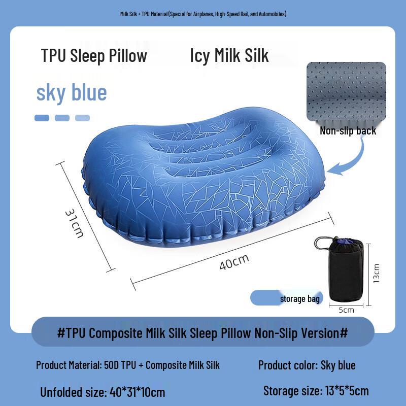 Outdoor Inflatable Camping Pillow Standard