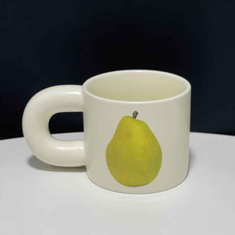 Chubby Ceramic Fruit Mug