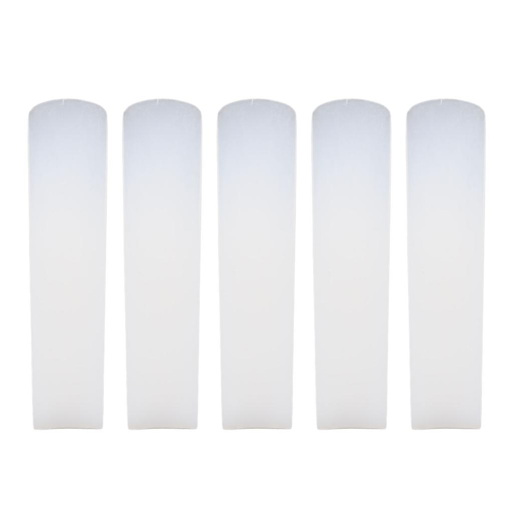 5 Pcs Soprano Saxophone Reeds Strength 2.5 Bb Resin Soprano Sax Reeds for Daily Practice Stage Concert