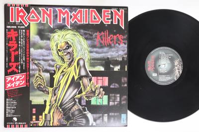 Disco LP IRON MAIDEN Killers EMS91016 EMI 1981 Giappone Obi Metal Usato