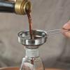 Stainless Steel Mini Cooking Oil Funnels Hangable Food-Grade Oil Filling Funnel Liquid Seasoning Dispensing Tool With Handle