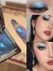 A Touch of Blue in Summer~ Visually Cooling Single-Color Eyeshadow in Blue for a Subtle Smoky Look, Suitable for Beginners and Versatile in Use