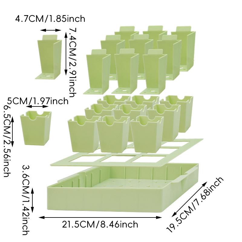 Seed Starter Tray Reusable Plastic Propagation for Gardening