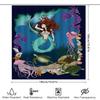 Underwater World Mermaid Sea Turtle Shower Curtain For Bathroom Decor Multicolor 180Cm X 240Cm