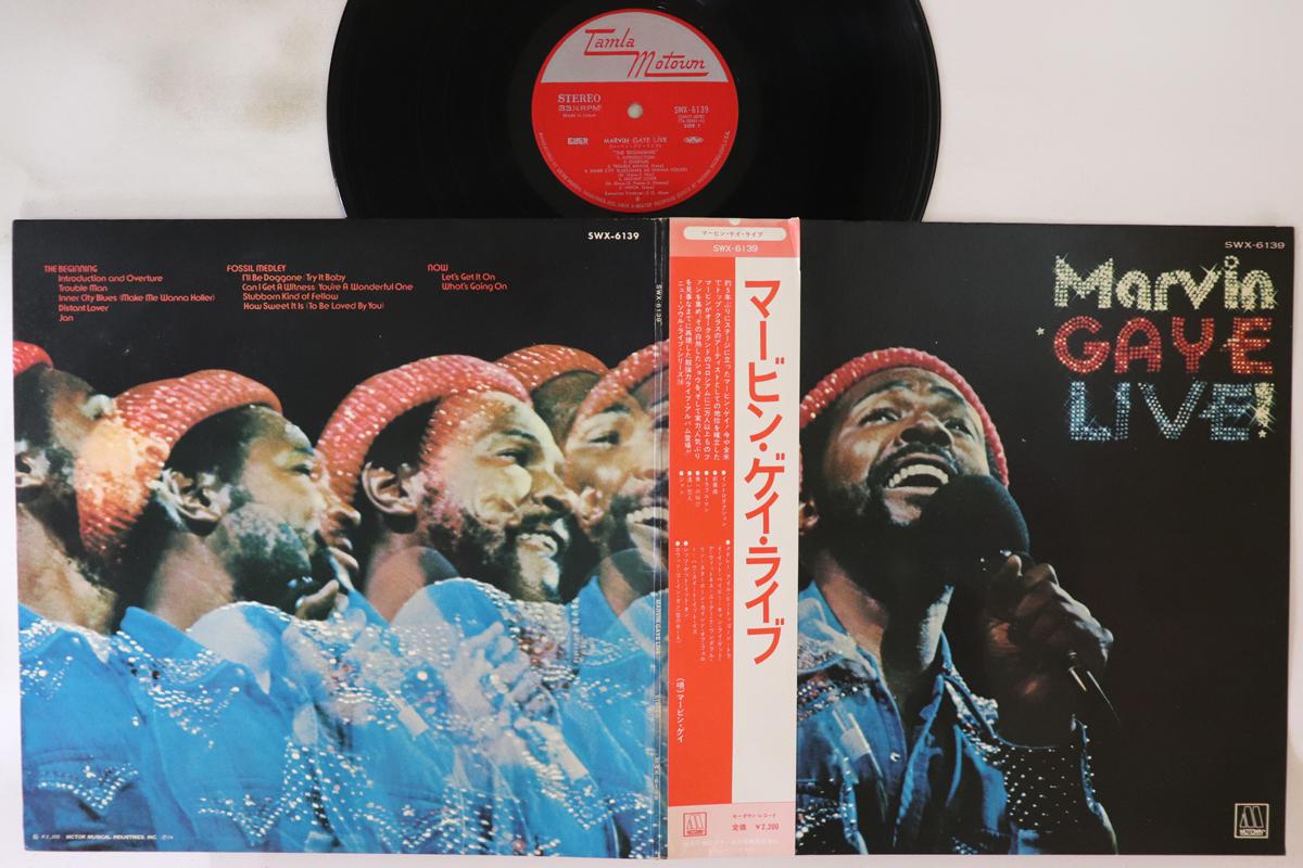 

LP Record MARVIN GAYE - Live SWX6139 TAMLA MOTOWN 1974 Japan Obi Soul/Funk