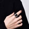 Men's Trendy Retro Gold Pixiu Ring: Domineering Wide Band Index Finger Ring