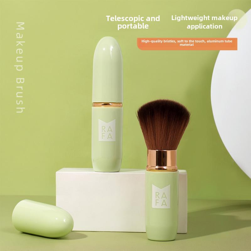 Kaqi Duoduo Portable Telescopic Blush & Contour Brush KK833 - Soft Hair Bullet Head for Perfect Makeup Application