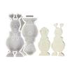 Lovely Couple Geese Silicone Mold Easy Demolding Mould For Creating Unique Concrete Gypsum Decorative Craft Supply