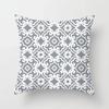 European Gray Pillowcase Geometric Pillow Cover Sofa Cushion Cover Garden Throw Pillows Hotel Outdoor Cushions Car Chair ,(15)