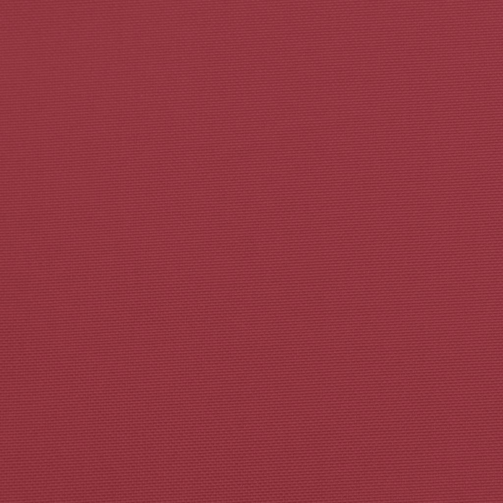 Garden Bench Cushion Burgundy 200x50x4 cm Oxford Fabric