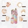 2 in 1 Electric Eyebrow Face Hair Remover Painless Facial Trimmer Razor Epilator