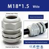 Nylon Waterproof Cable Connector Gland, M/PG Type, Flame Retardant, Sealed Threaded