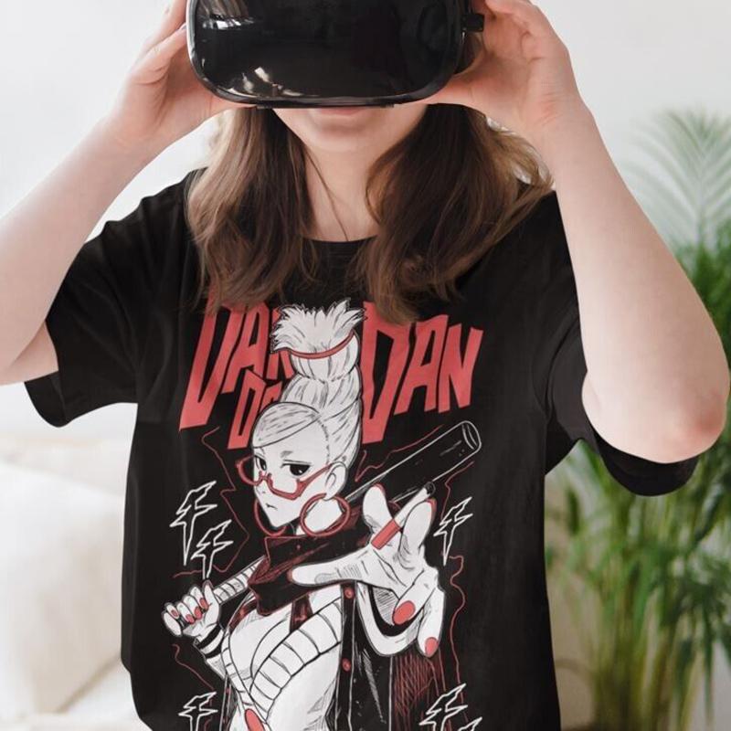 Seiko Ayase T-shirt Dandadan Cosplay Momo Anime Gift Exclusive Shirt for Women Men Clothing Cotton Graphic T Shirts