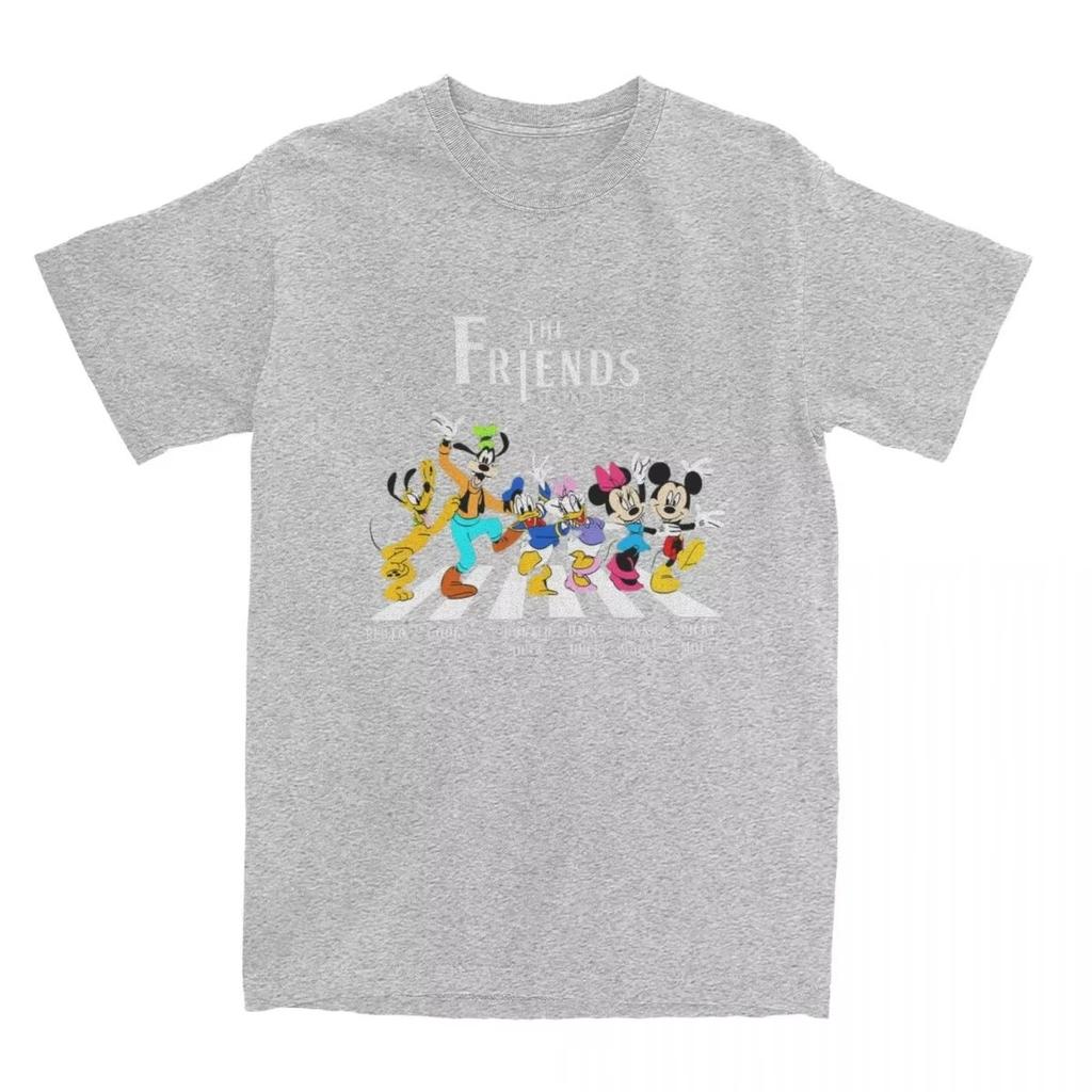 Disney Classic Characters Main Street Group Unisex TShirt Oversized Nostalgic Cotton Casual Comfortable Fashion Tshirts