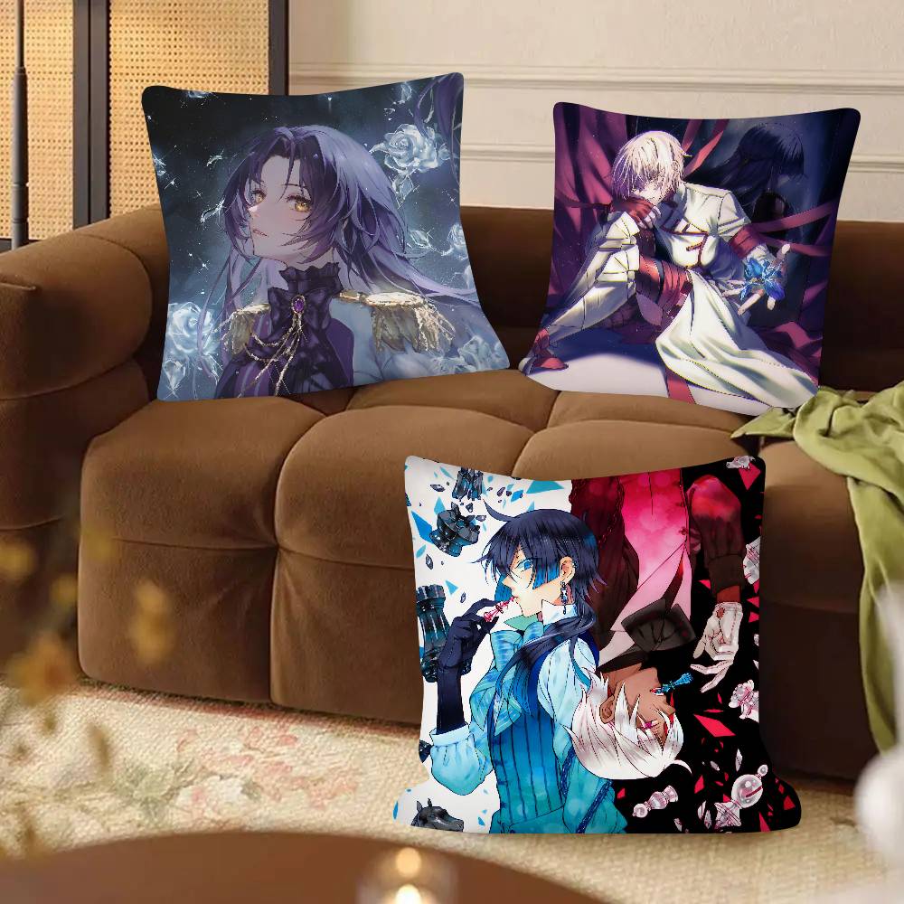 Comics The Case Study Of Vanitas Pillow Case Fashion Square Pillowcase Bedroom Sofa Room Ins Decoration Leisure Cushion Cover