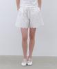 CLUNY Eyelet Lace Shorts - White
