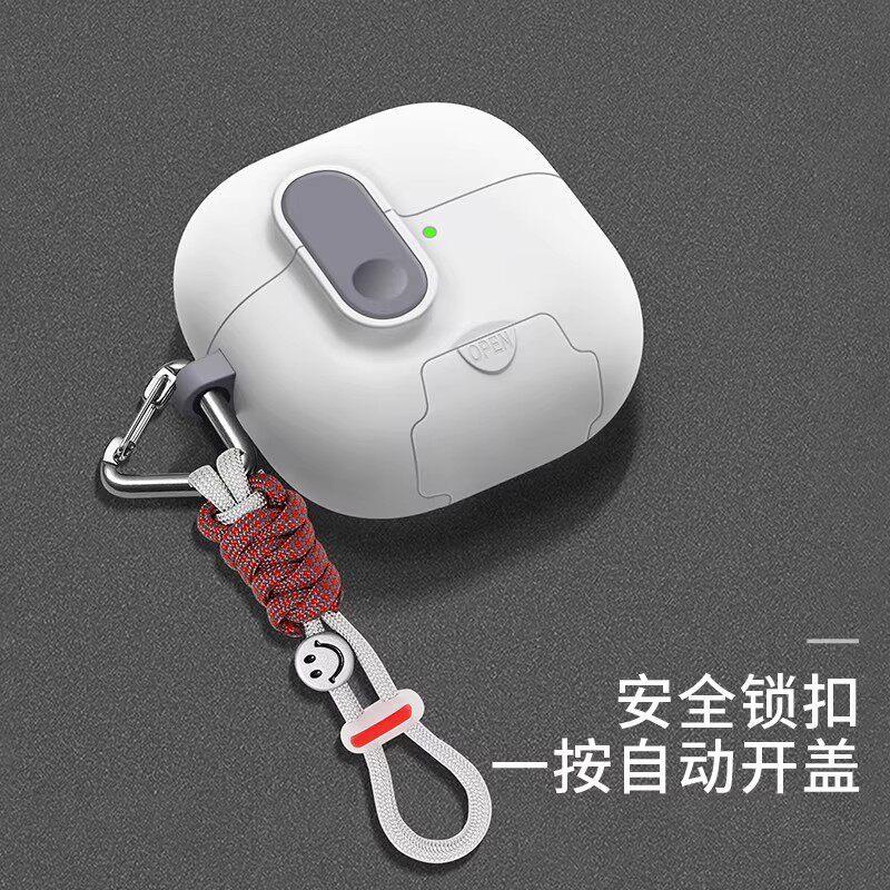 Lock Earphone Cover for Huawei FreeClip2 Matte FreeBuds7i Soft 6 Bracket Pro5/4 Protective Case