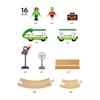 BRIO (Brio World) Train Starter Set, Wooden Tracks, Train, Steam Locomotive, 33847
