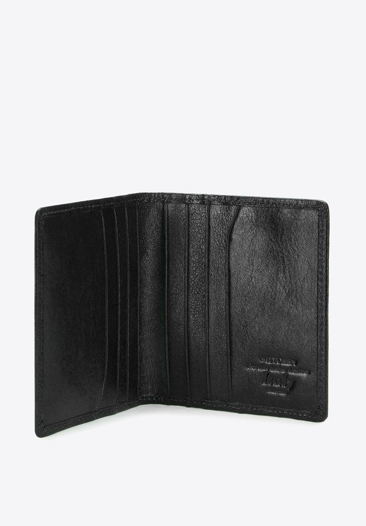 Wittchen Men's Leather Card Case Classic Black Natural Leather
