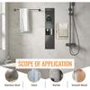 2 Pcs Shower Mirrors for Shaving Anti Fog Portable Shower Mirror with Removable Suction Cup Hook Unbreakable Acrylic Hanging Mirror for Camping