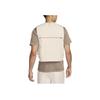 Nike Solid Color V-Neck Zipper Multi-Pocket Vest Men Vests Light-Mineral-Brown FN3215-104