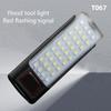 Rechargeable Mini Led Flashlight Worklight Keychain Light Camping Lamp Easy To Carry Multiple Lighting Modes Waterproof Material