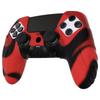 PlayVital Soft Rubber Protector Skin for PS5 Edge Wireless Ergonomic Silicone Cover Case with Thumb Grip Caps for PS5 Edge Controller Edition Red
