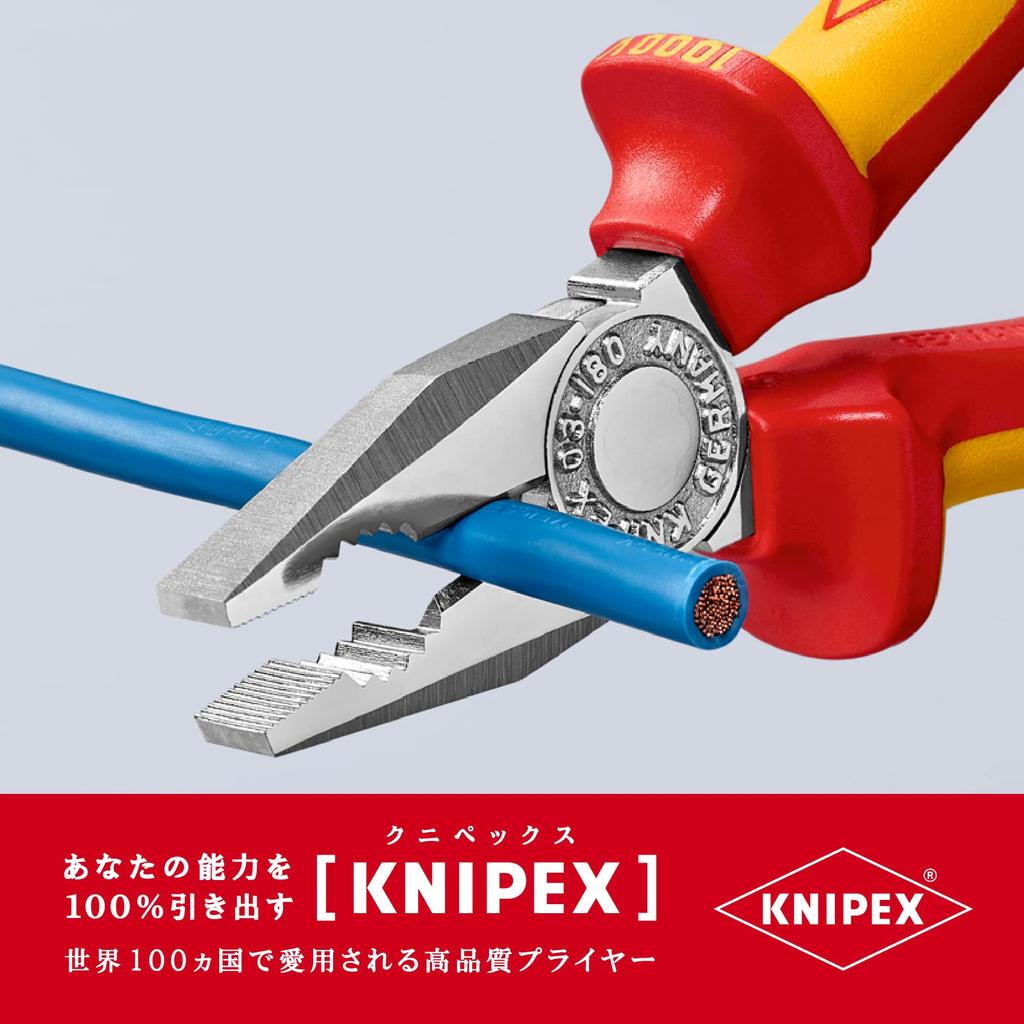 KNIPEX Izolované kleště 1000V 0306-180 (SB)