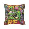 Rat Fink Square Pillowcase Pillow Cover Cushion Zip Decorative Comfort Throw Pillow for Home Living Room