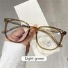 New Retro Ultra-Light Glasses Anti-Blue Light Flat Glasses Female Fashion Exquisite Casual Transparent Frame Flat Light Glasses