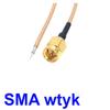Pigtail SMA plug 20cm RG178 / FOR soldering