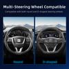 Suitable for Seat Carbon Fiber Texture Steering Wheel Cover with Segmented Quick-Release Design, Durable, for Models Such As Ibiza, Arona, Leon,