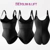 Women's Seamless V-Neck Bodysuit: X-Type Tummy Control, Open Crotch, Push-Up Shaper
